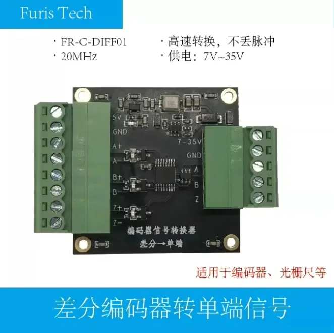 Differential to Single-ended Converter AM26C32 for Encoder Linear Scale Servo Driver Signal Adapter Module