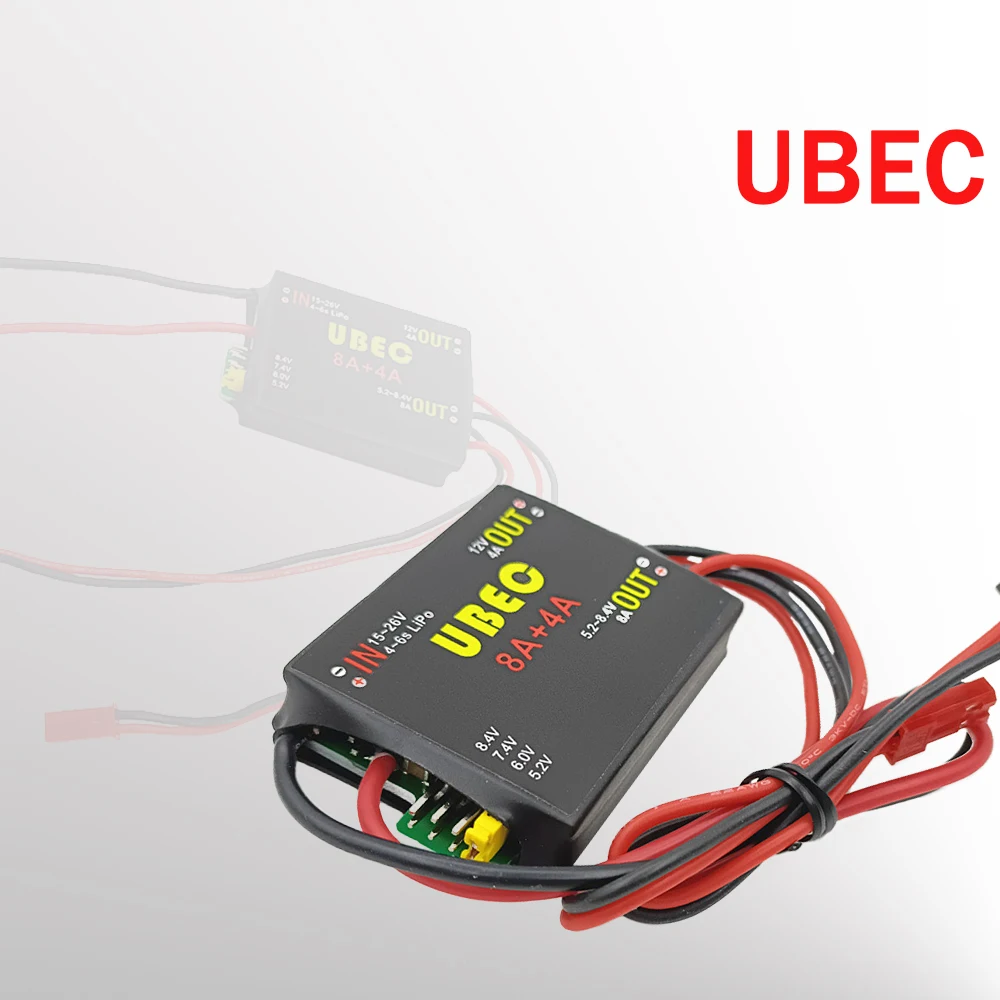 Servo Aparte Voeding UBEC-8A Bec Dual Ubec 2S-8S 6-36V 8a/16a 5.2/6.0/7.4V/8.4V Voor Auto Fix-Wing Rc Vliegtuig Robot Arm