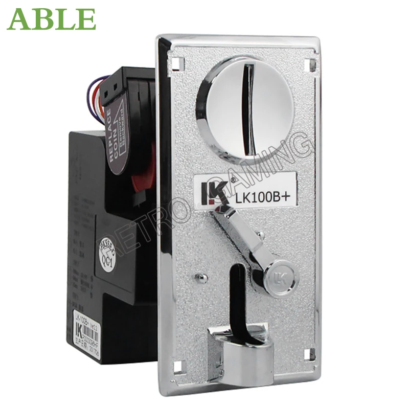 

LK 100B+ Alloy Panel CPU Comparative Coin Acceptor Anti-Phishing Electronic Token Money Receiver for Arcade Machine Parts