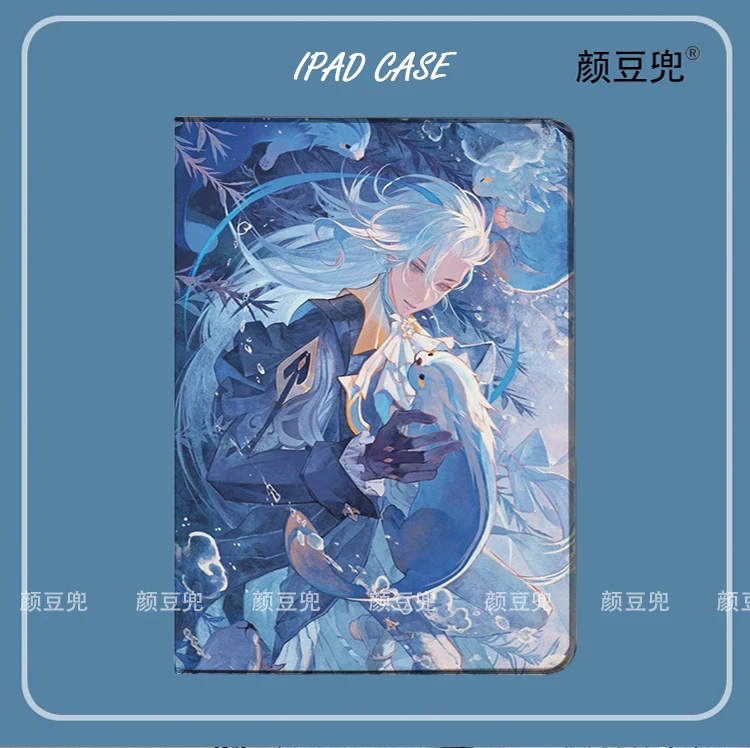 

Neuvillette Anime Genshin For iPad Air 4 5 Mini 5 6 Case Luxury Silicone For Pro 12.9 11 For iPad 10th Protective Pro13 11 in