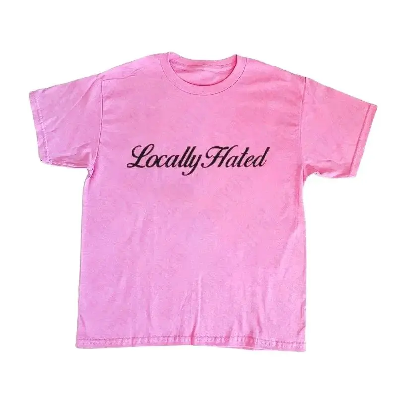 Y2K Harajuku estampado de letras Punk camiseta Hip Hop Setwear O 00% otro Material primavera 2026 sudadera Faion para mujer