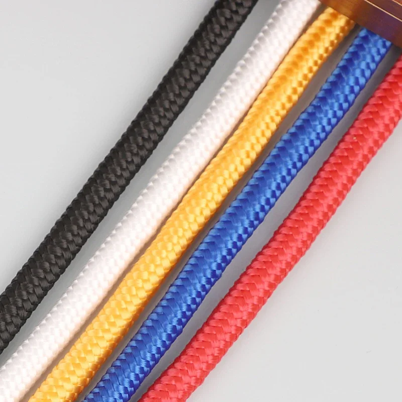 

4/6/8mm Thicken Nylon Rope Anti-slip Wear-Resistant Strong Binding Rope DIY Outdoor Clothesline Quilt Rope Handicrafts 10m