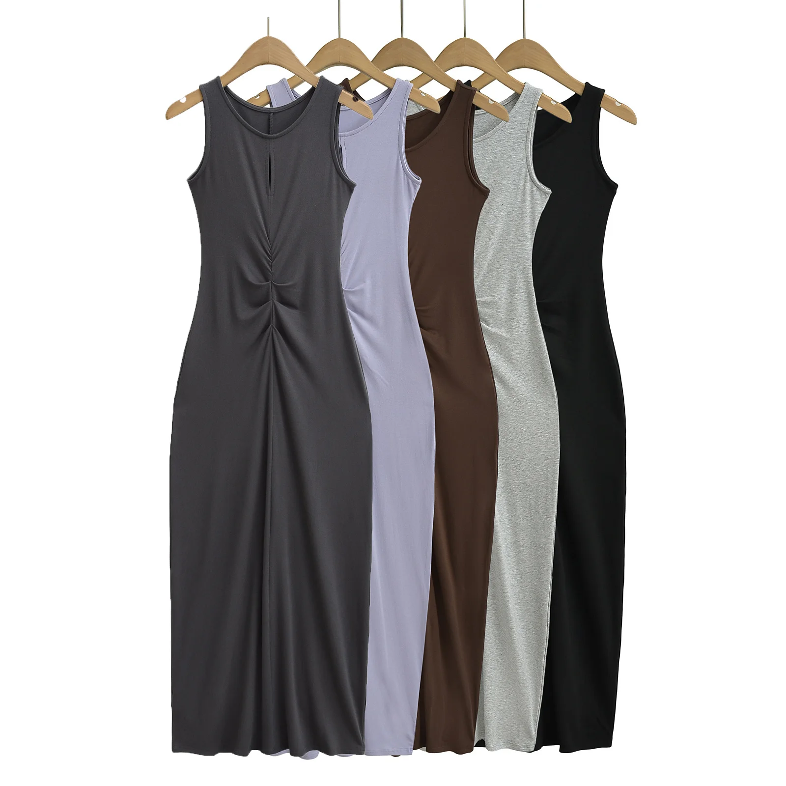 

Круглый плиссированный жилет Dr, женская летняя новая эластичная утягивающая юбка, закрывающая ягодицы, повседневная юбка Svel