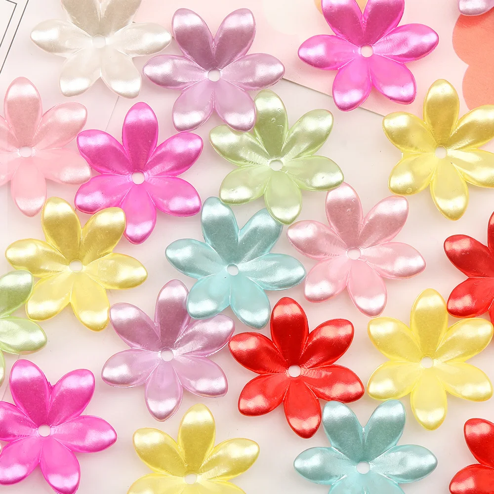 

Cordial Design 400Pcs 26*26MM Acrylic Bead/Hand Made/Paint Effect/Flower Shape/DIY Beads Making/Jewelry Findings & Components