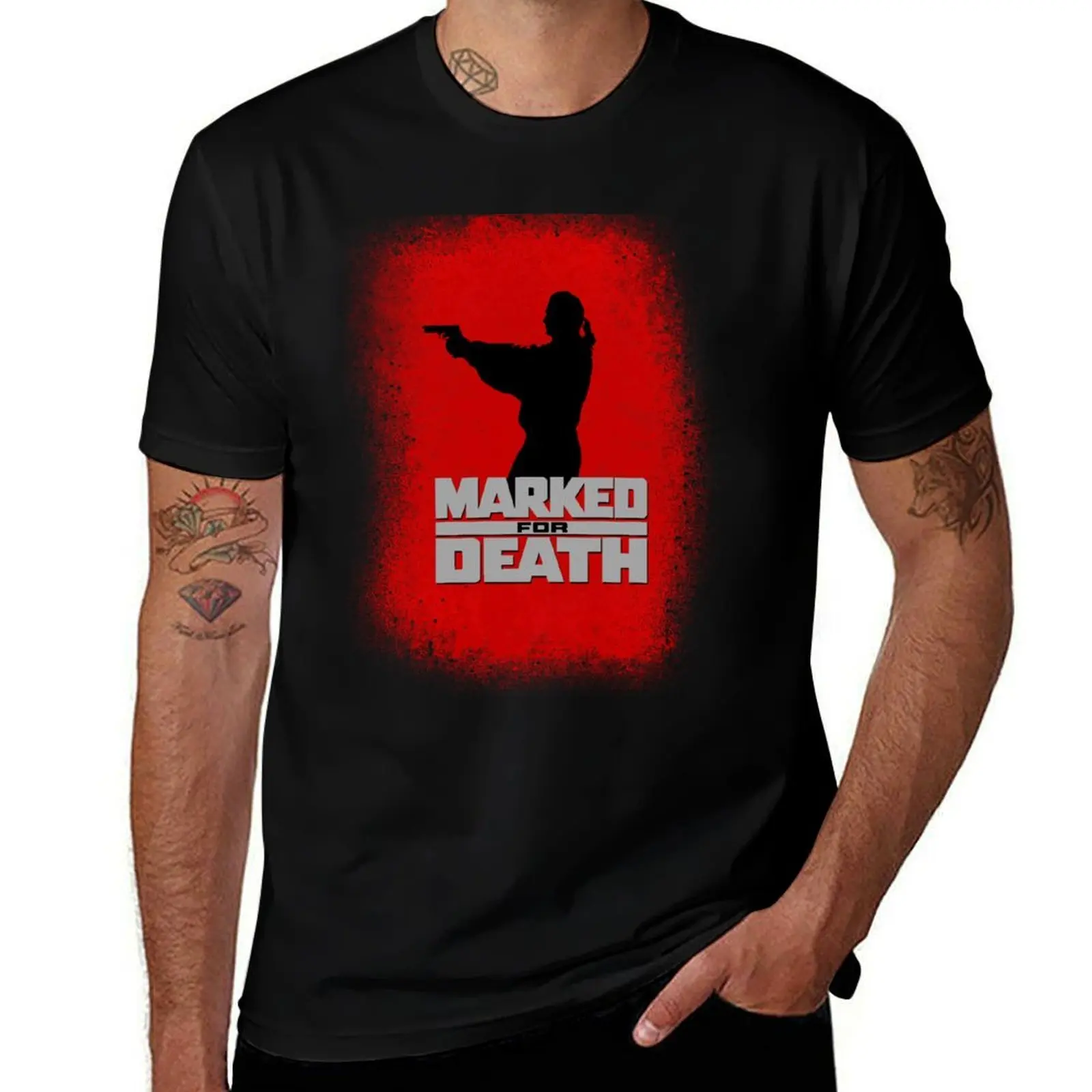 Marked For Death 2 T-Shirt t shirts for man pack cotton anime t shirts oversize T-Shirt