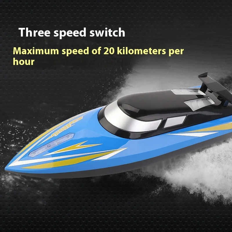 2.4g Explosive High-speed Remote Control Boat Children's Speedboat Toy Electric Remote Control Boat Boat Water Toy Boy Birthday