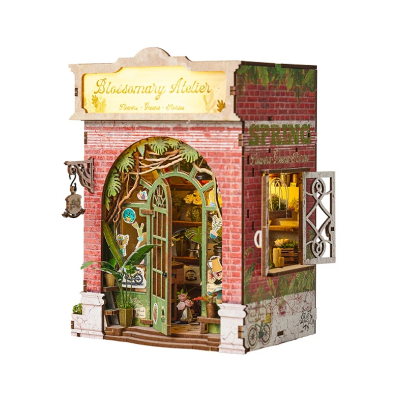 

DIY Wooden Miniature Doll Houses With Furniture 3D Puzzle Assembling Building Room Models Toys Home Bedroom Decor Dollhouse Toys