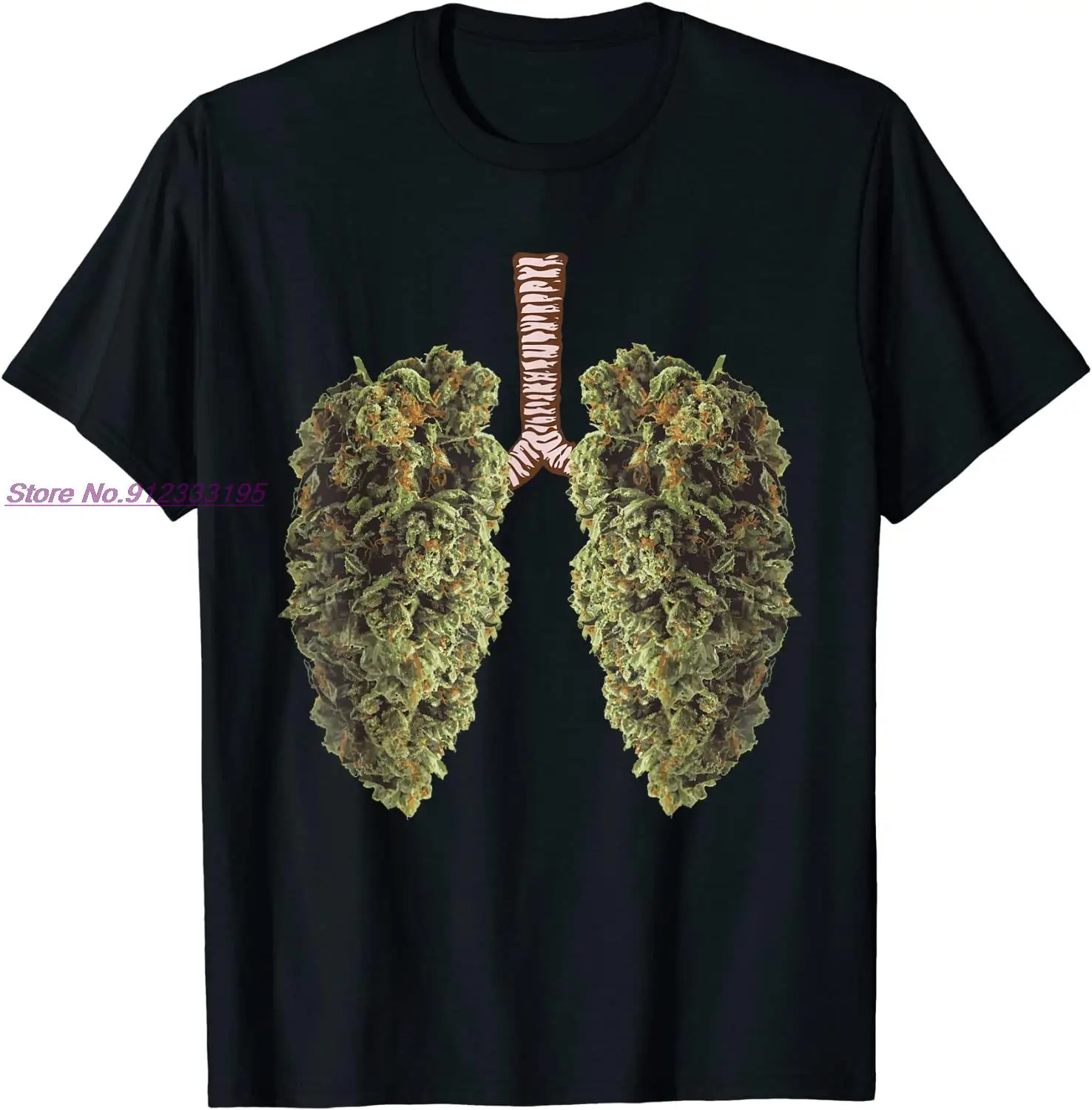 

Funny Weed Lung Bud T-Shirt - THC Lung TShirt T-Shirt Hot Sale Student Top T-shirts Cotton Tees Printed
