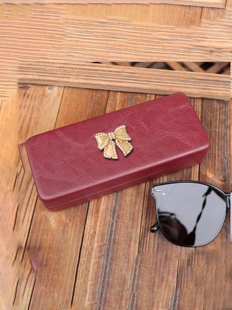 

Large & Creative Sunglasses Case for Stylish Women Eyewear Cases Whirly Gold Star Decor, Unpolished Authenticity