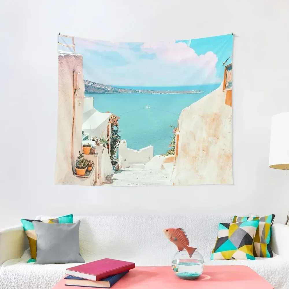 

Surreal Greece #photography #travel Tapestry Decoration Wall House Decoration Tapestry