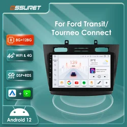2DIN Android 13 Car radio GPS Stereo for FORD Transit /Tourneo Connect 2005-2014 multimedia player 4G 8Core Autoradio Carplay Fm
