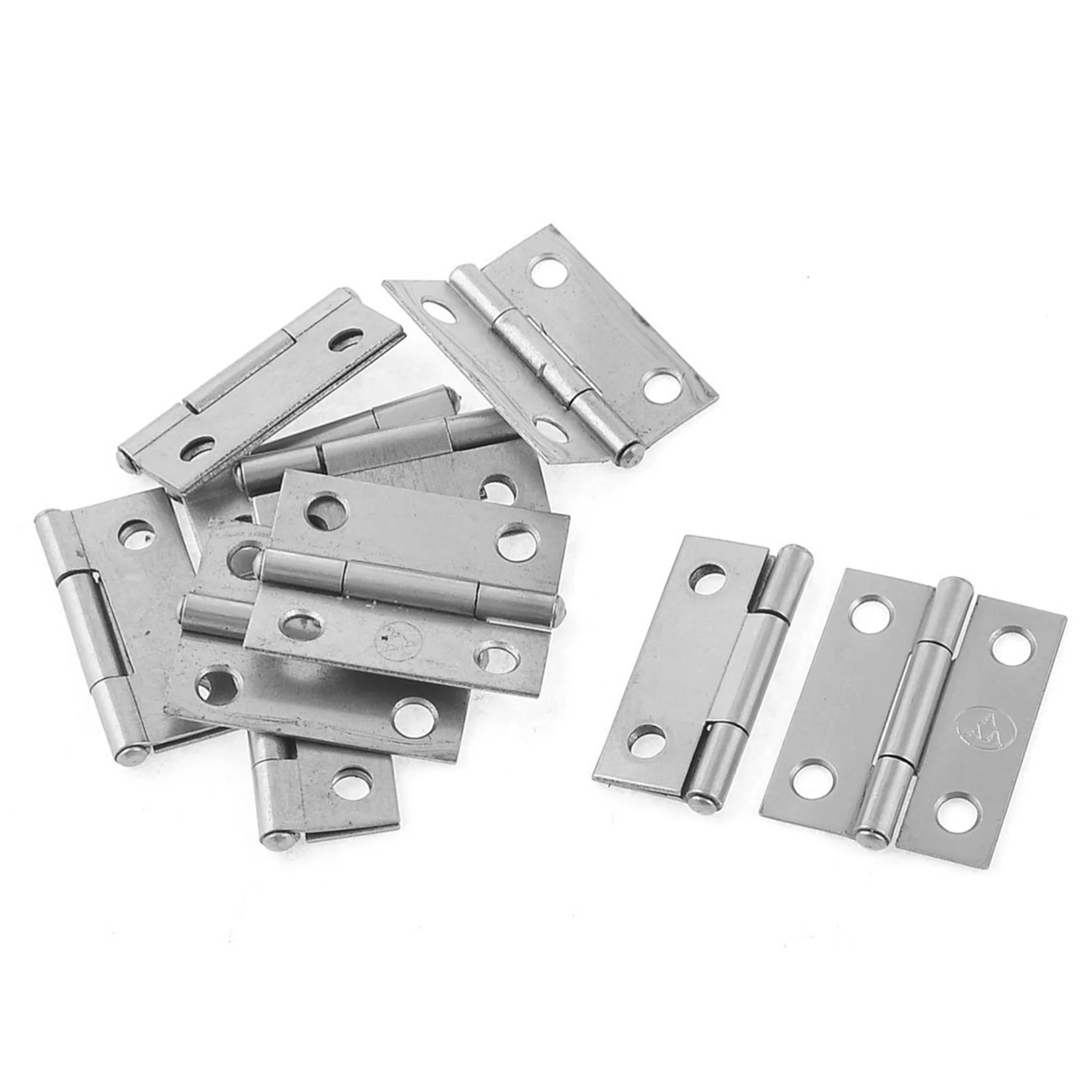 Rectangle Folding Closet Cabinet Door Hinge Hardware 1.5Inch 100 Pcs