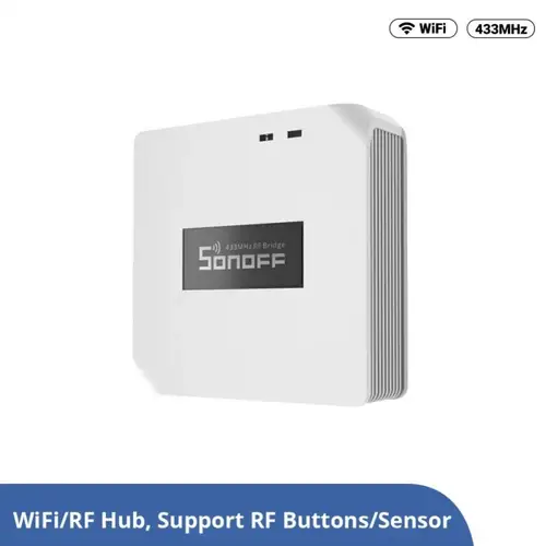 Imagen 1 del producto SONOFF RF BridgeR2 433 Hub inteligente inalámbrico eWeLink Gateway centro de Control de hogar inteligente funciona con Alexa Google Alice SmartThings