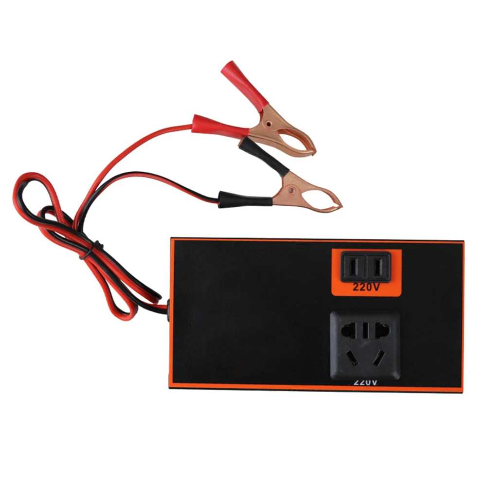 

On-the-go Charging 12V Adapter Car Outlet 12V To 110V Inverter Car Inverters 15*8*4cm Compatible With Notebooks