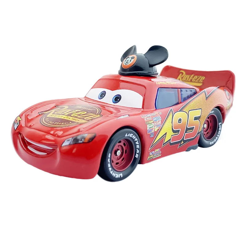 New Disney Pixar 2 3 Toy Car McQueen Jackson Storm 1:55 Cast Metal Alloy Toy Car Model Children\'s Birthday Christmas Gift