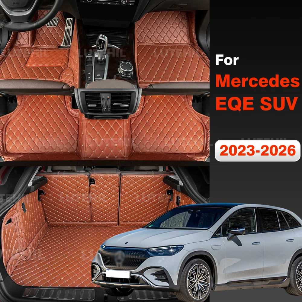 

Для Mercedes-Benz EQE SUV 2026 2025 2024 2023: Автомобильные коврики, 3D-коврик в багажник, аксессуары для салона