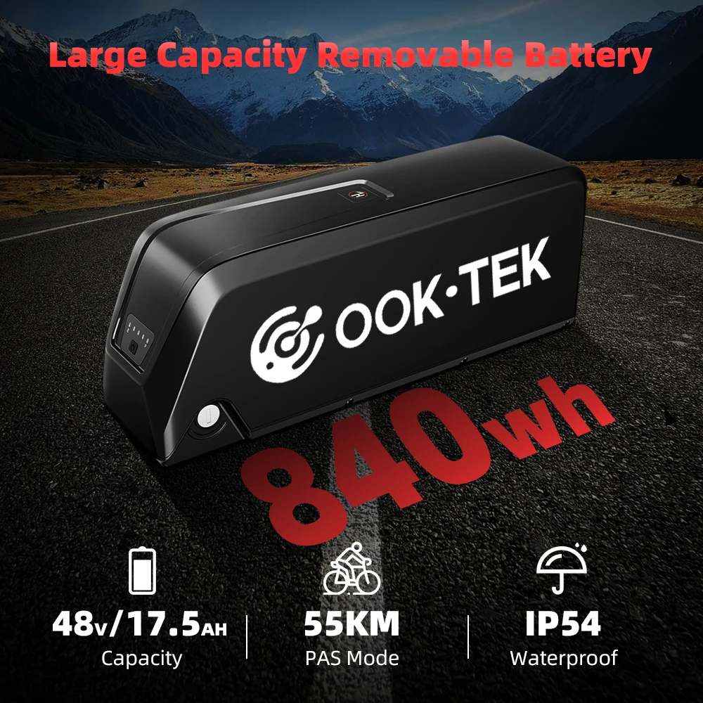 Adult Off‑Road EBike 20 Inch Off‑Road Fat Tire Electric Bike 1000W Rear‑Wheel Motor 48V 17.5Ah Shimano 7‑Speed Disc Brake Dual Suspension E‑Bicycle view 4