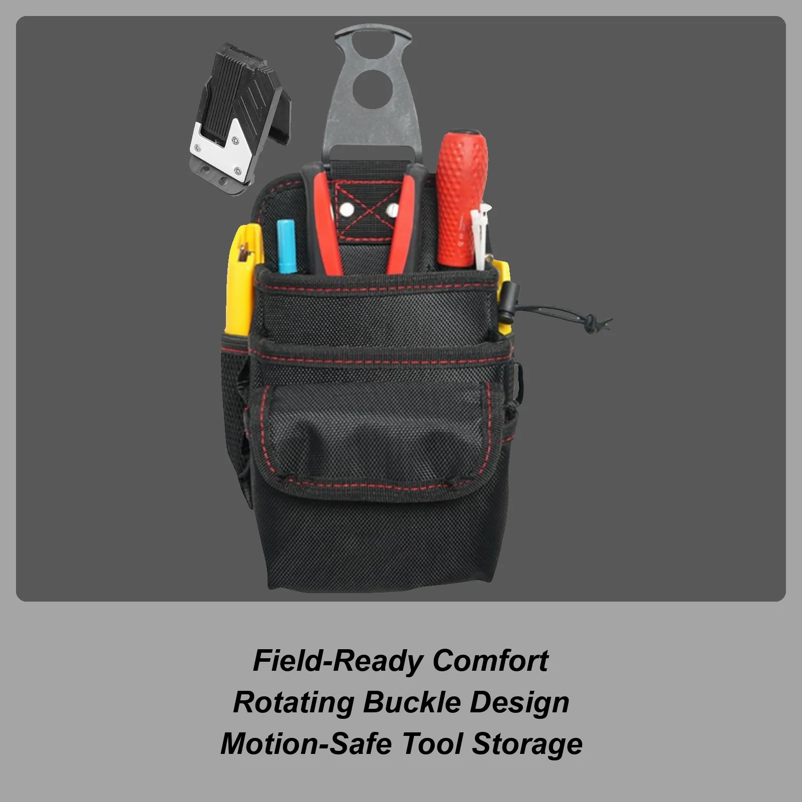 

Work Tool Belt Ergonomic Tool Belt Pouch Waterproof Heavy-Duty Adjustable Fanny Pack For Construction Garden Repair Maintenance