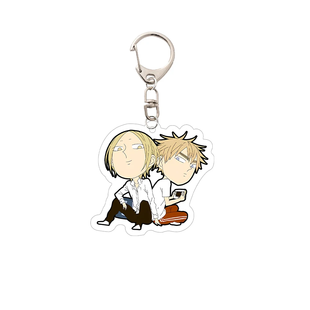 Anime 19 Days Keychain Old Xian BL Mo Guanshan He Tian Jian Yi Manga Youth Figure Pendent Key Chain Cosplay Pendant Jewelry Gift