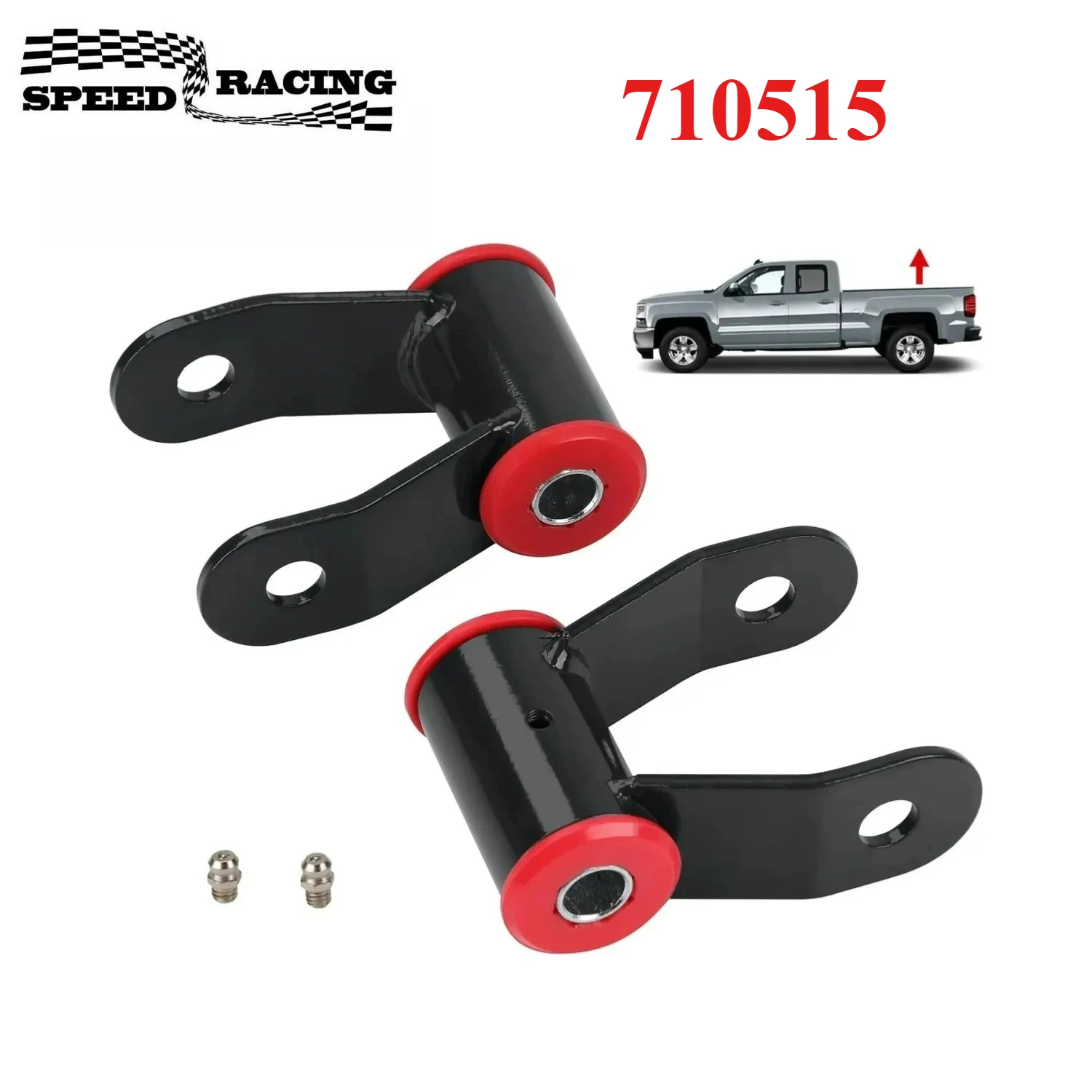 

Комплект подъема задних скоб 1-1,5 дюйма 710515 для Chevy Silverado GMC Sierra 1500 1988-2018 гг.