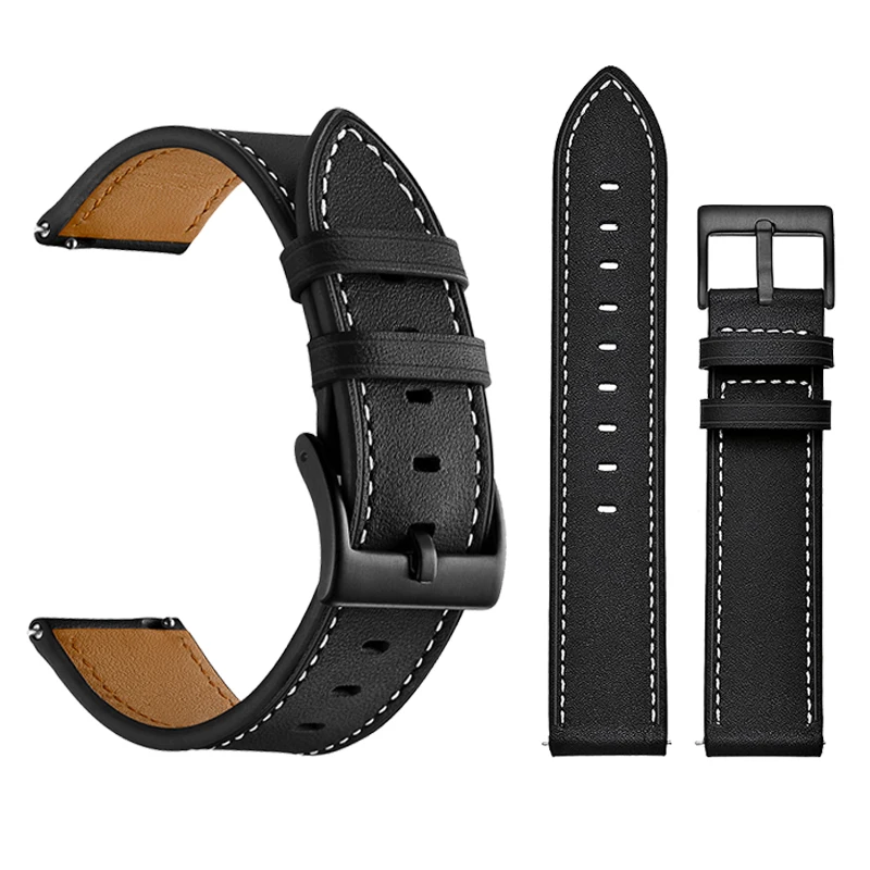 

Ремешок сменный из натуральной кожи для Mibro T1 C2 Lite, браслет для часов Mibro X1 A1, 20 мм 22 мм