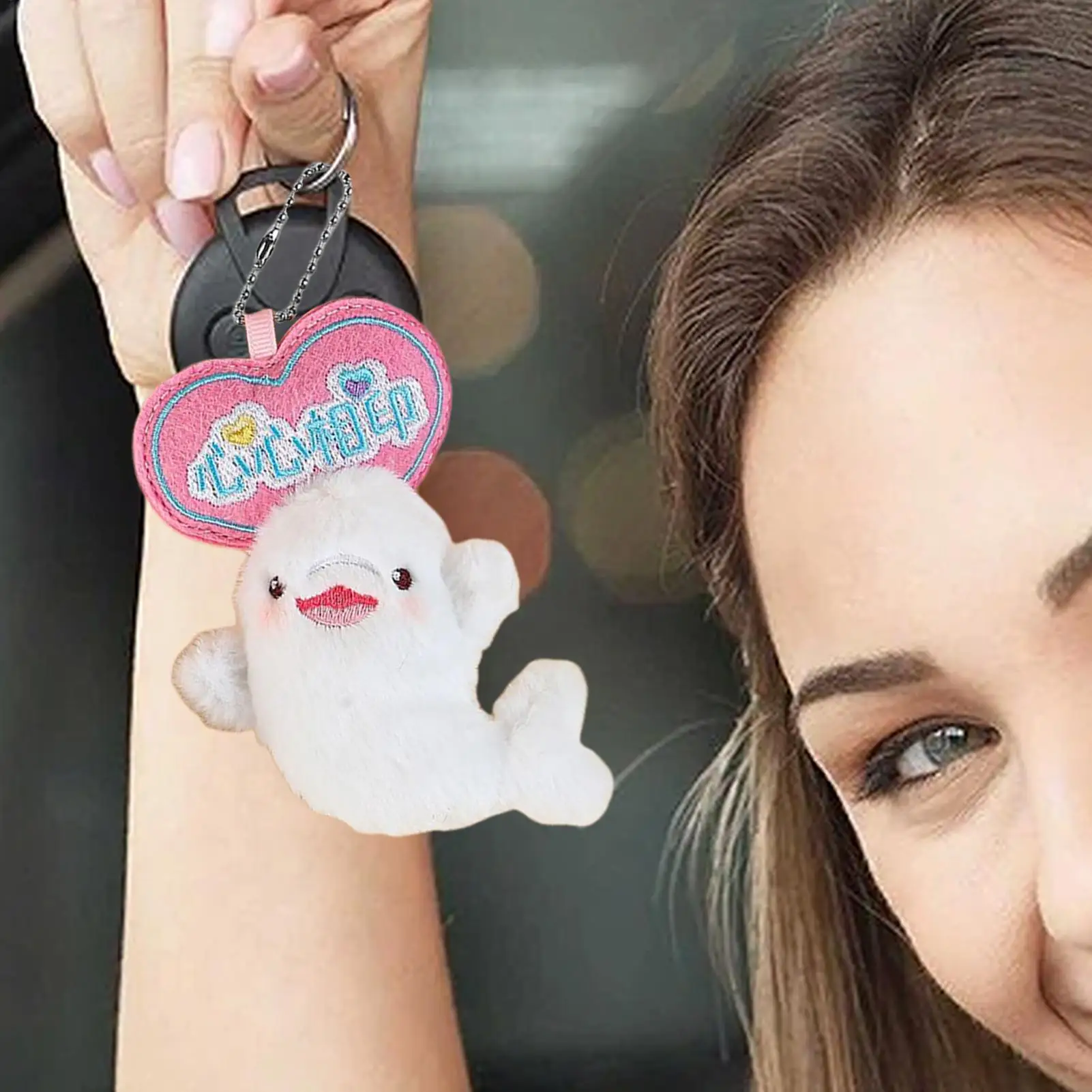 Abalorio para bolso de felpa, colgante magnético de Animal para mochila, decoración bonita, llavero portátil, amuleto para niños y adultos, bolso escolar para el hogar