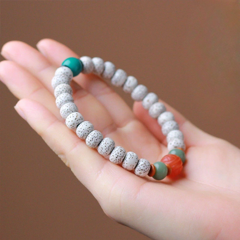 

Original Ecological Star Moon Bodhi Bracelet Single Circle Bracelet Crescent High Density Shunbai First Moon Wenwan