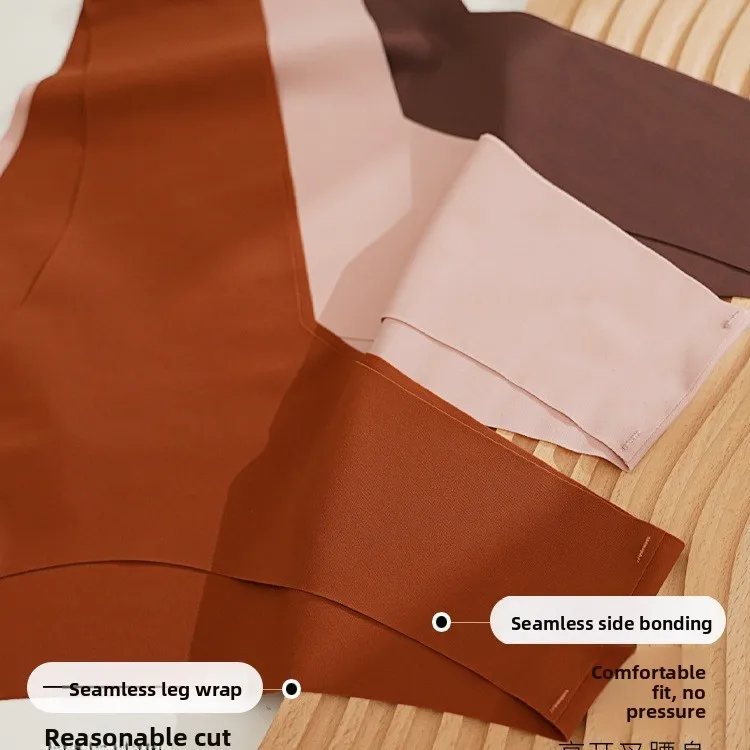 

Женские трусы с низкой посадкой из ледяного шелка и чистого хлопка, быстросохнущие, комфортные, длиной до середины бедра