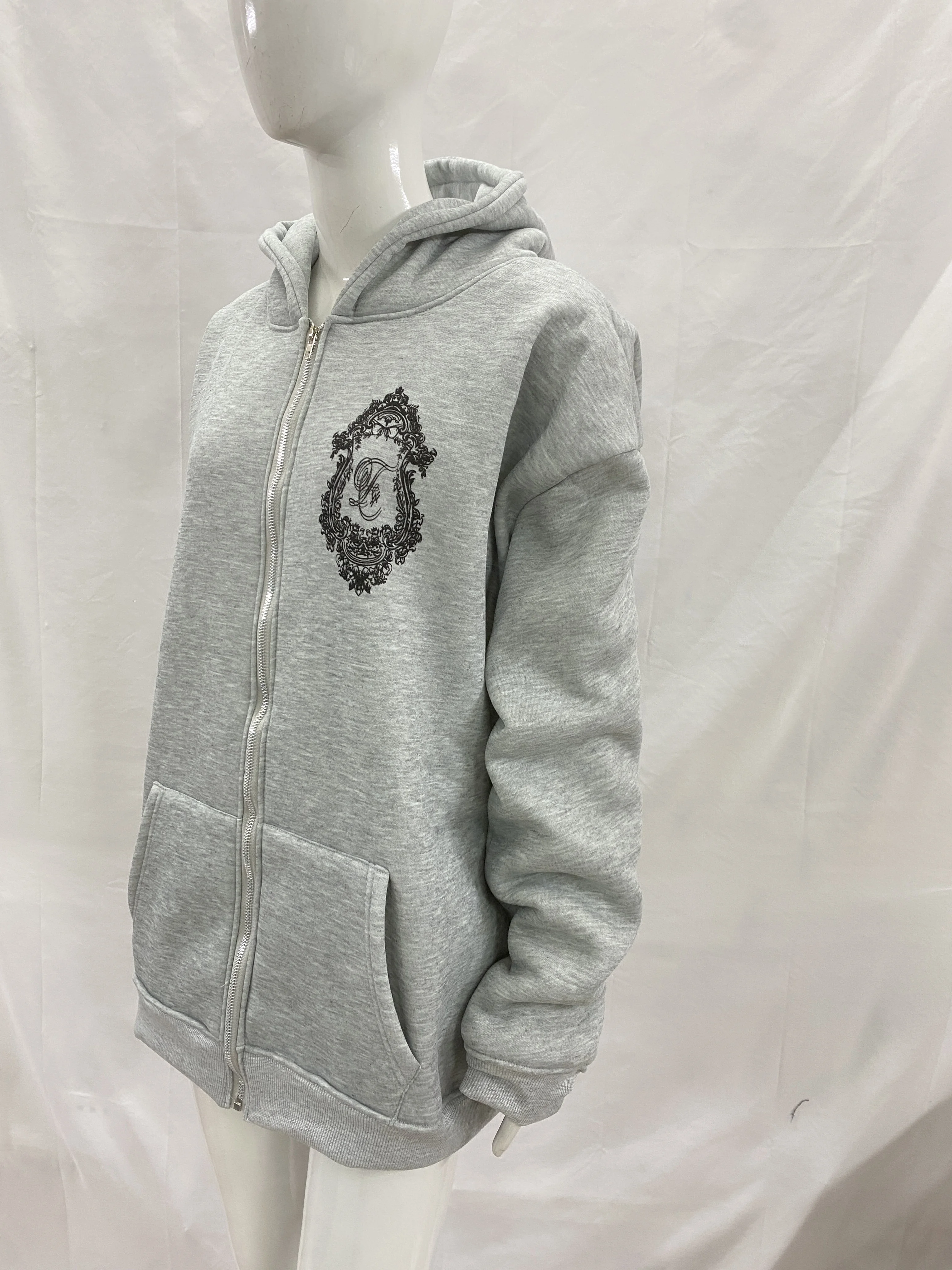 سترة صوفية للربيع والخريف على الطراز الكوري سترة كاجوال عصرية بسيطة ومتعددة الاستخدامات بطباعة عصرية