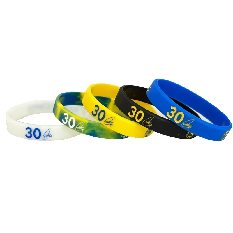 1PCS Sports Basketball Silicone Bracelet Rubber Elastic relationship Outdoor Wrist Band For Man Commemorative jewelry gifts