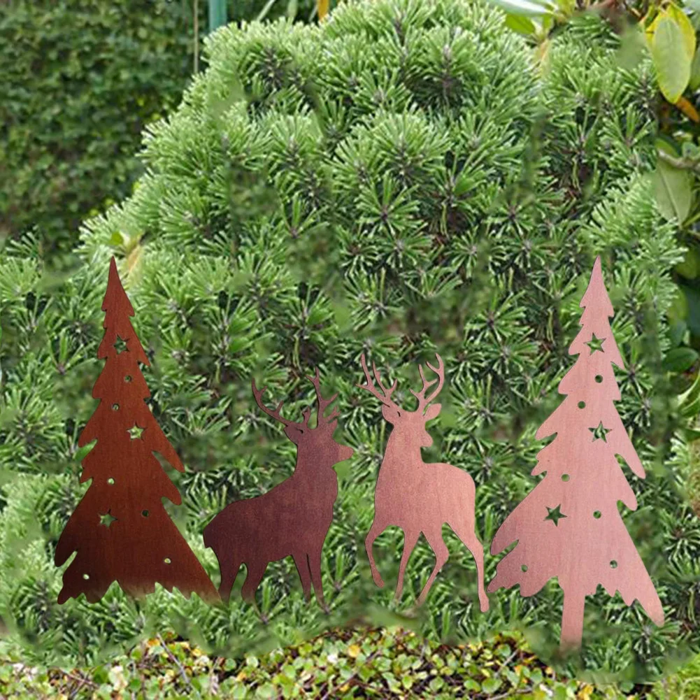 لحديقة لعيد الميلاد الغزلان في الهواء الطلق زخرفة عطلة الاحتفال شجرة عيد الميلاد 28*9.3 سنتيمتر شجرة عيد الميلاد الفن