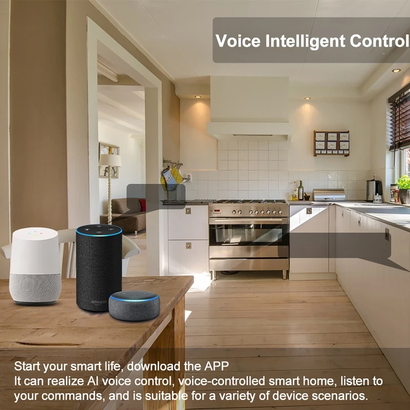 

WiFi Smart Circuit Breaker App Control Voice Control 63A Photovoltaic Bidirectional Metering Overcurrent Delay Circuit Breaker