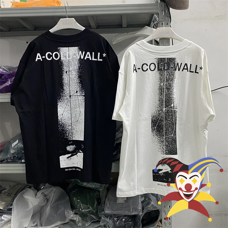 A-COLD-WALL* T-Shirt Men Women Best Quality Oversized A COLD WALL ACW Tee Top Constellation Print T Shirt