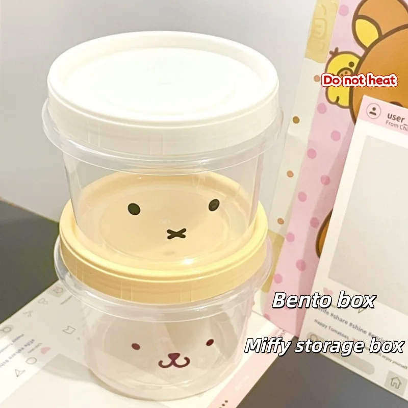 Miffy Lebensmittel-Aufbewahrungsbox für Schüler Obst-Snack Kühlschrank-Organizer – Detail 1