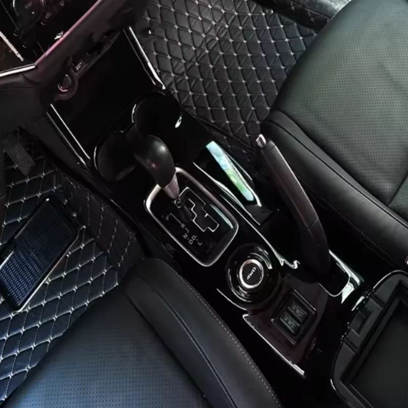 ABS Central Console Gear Shift Panel Hand Brake P Button Cover Trim LHD For Mitsubishi Outlander 2016-2017 Accessories