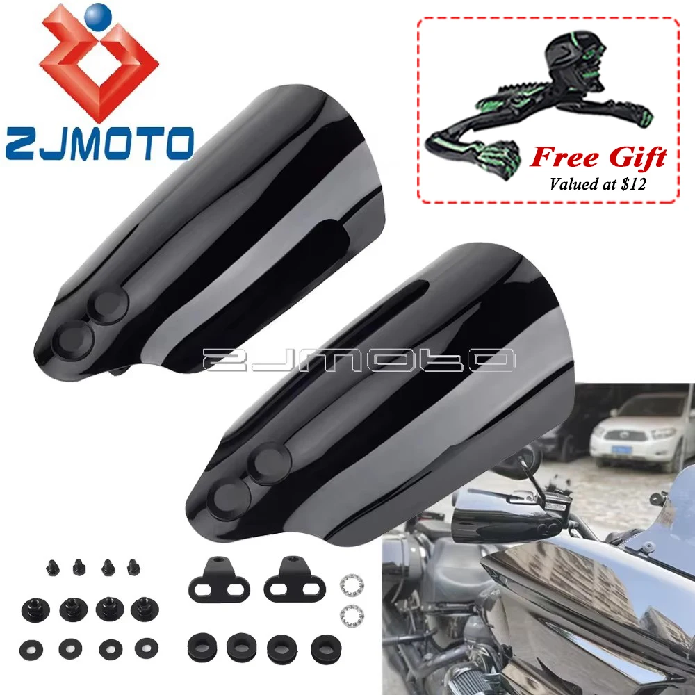 Motobike Wind Falling Protector Handguard For Harley Touring Electra Glide Standard Ultra Classic Limited Low CVO/SE 14-20