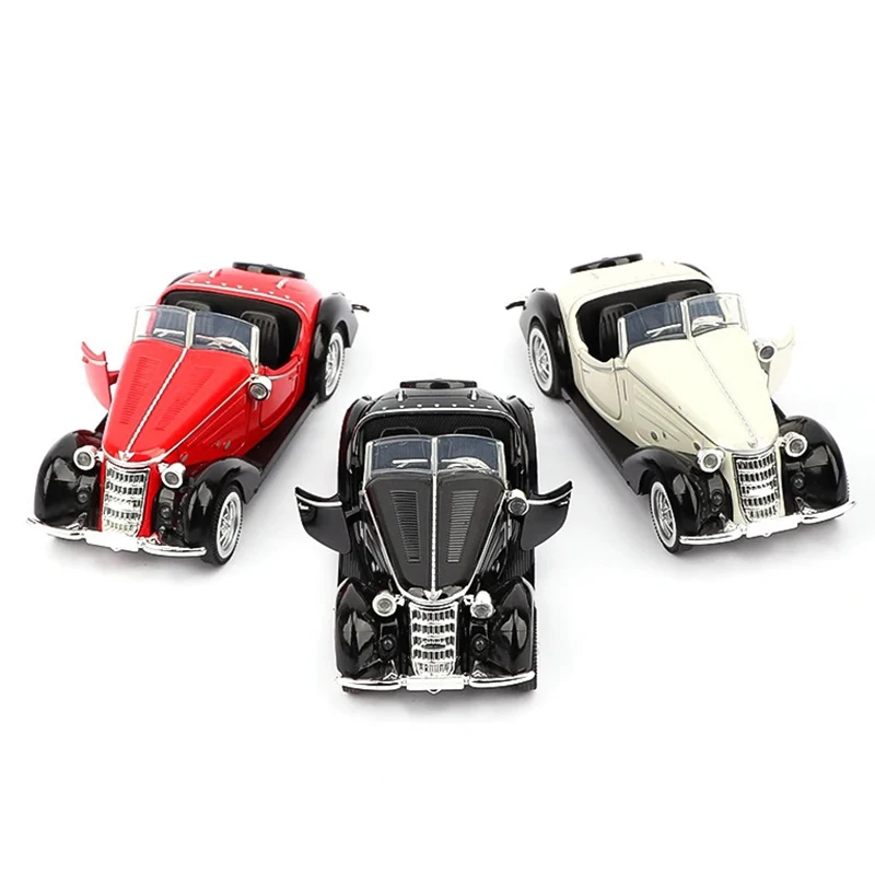 1:32 modelo de veículo super clássico puxar para trás carro de brinquedo educação coleção porta aberta modelo de carro presente carro