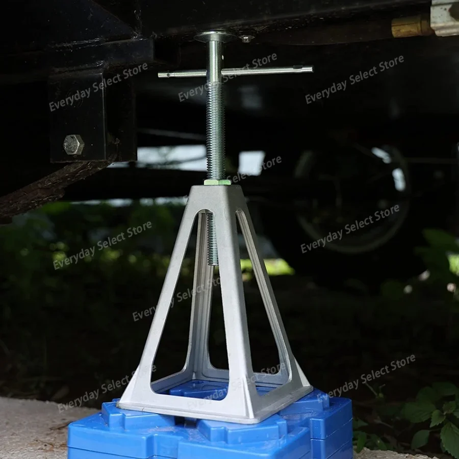 4‑PCS Aluminum‑Alloy Adjustable RV‑Leveling Kit Anti‑Sway Instrument for Trailer Camper Motorhome Stabilizing