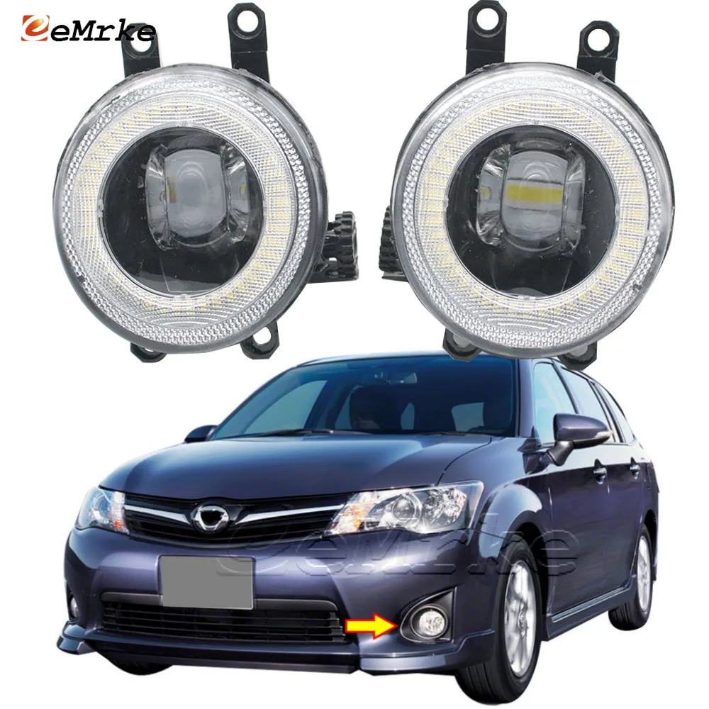 

Car Fog Lights with Lens for Toyota Corolla Axio,Corolla Fielder E140, E160 2006~2017 Led Angel Eyes DRL Daytime Running Light