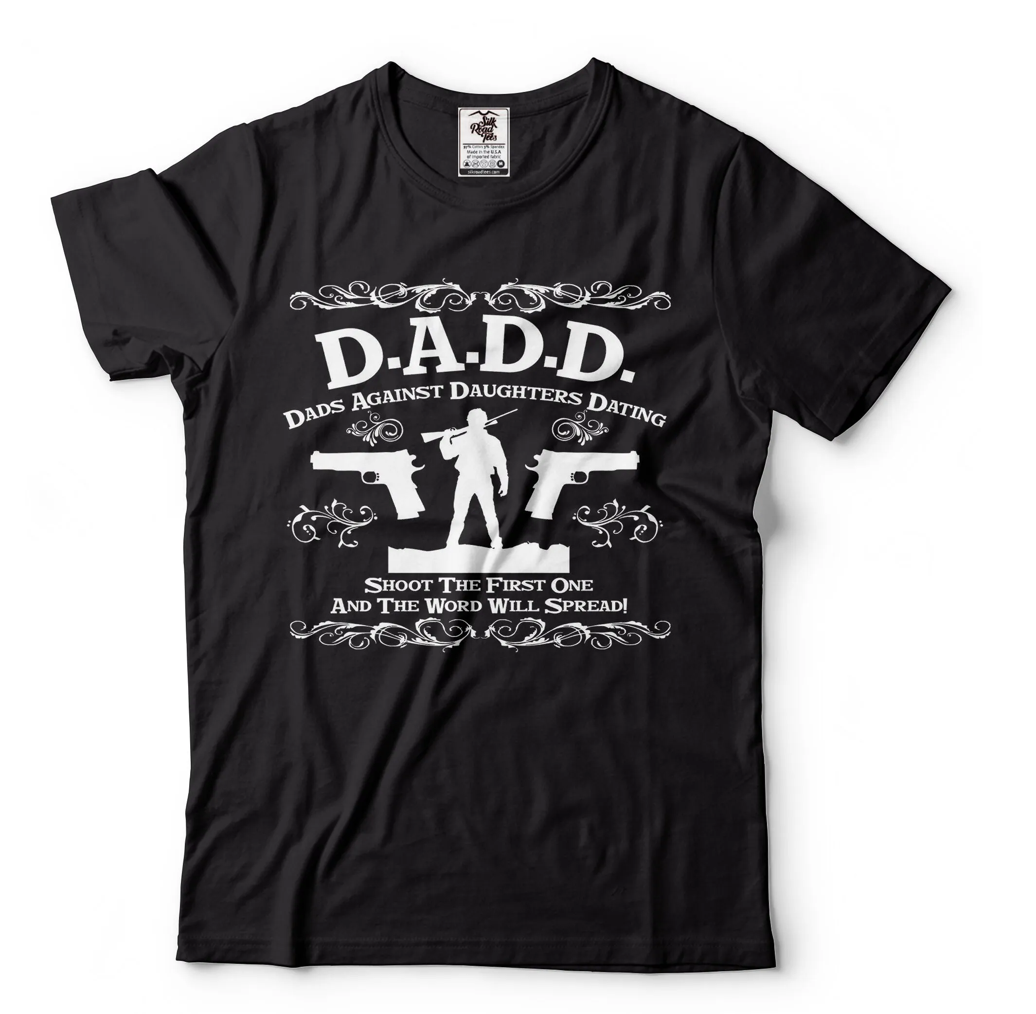 Dads Against Daughter Dating T Shirt Funny Dad Father'S Day Of Daughters Father Girls