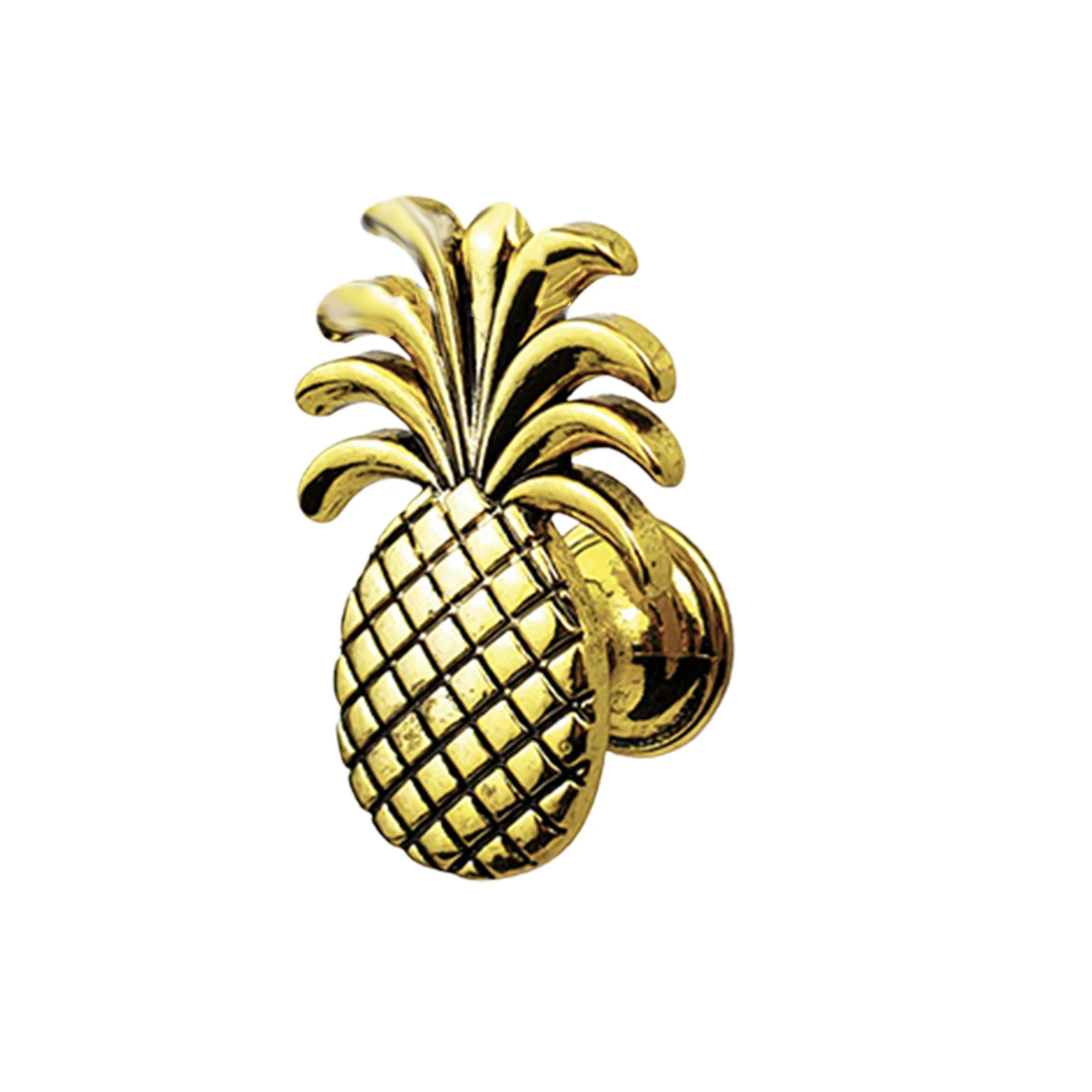 Pineapple Pulls Pineapple Handle Zinc Alloy Not Easy To Oxidize Pineapple 59*36*29mm Favorable Prices High Quality