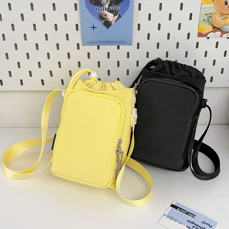 Spring Outing Outdoor Lightweight Thermal Cup Diaper Bag Waterproof Mobile Phone Bag Water Bottle Bag Single Shoulder Bag Coi...