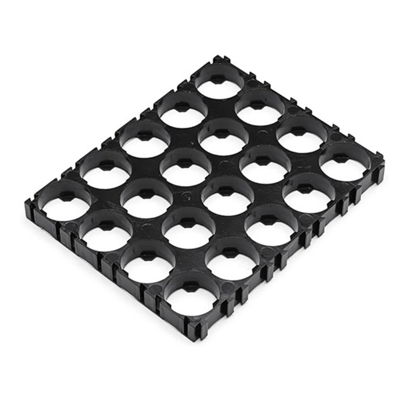 

18650 Lithium Batteries 4X5 Cell Spacer Radiating Shell Pack Plastic Heat Holder Replacement Black