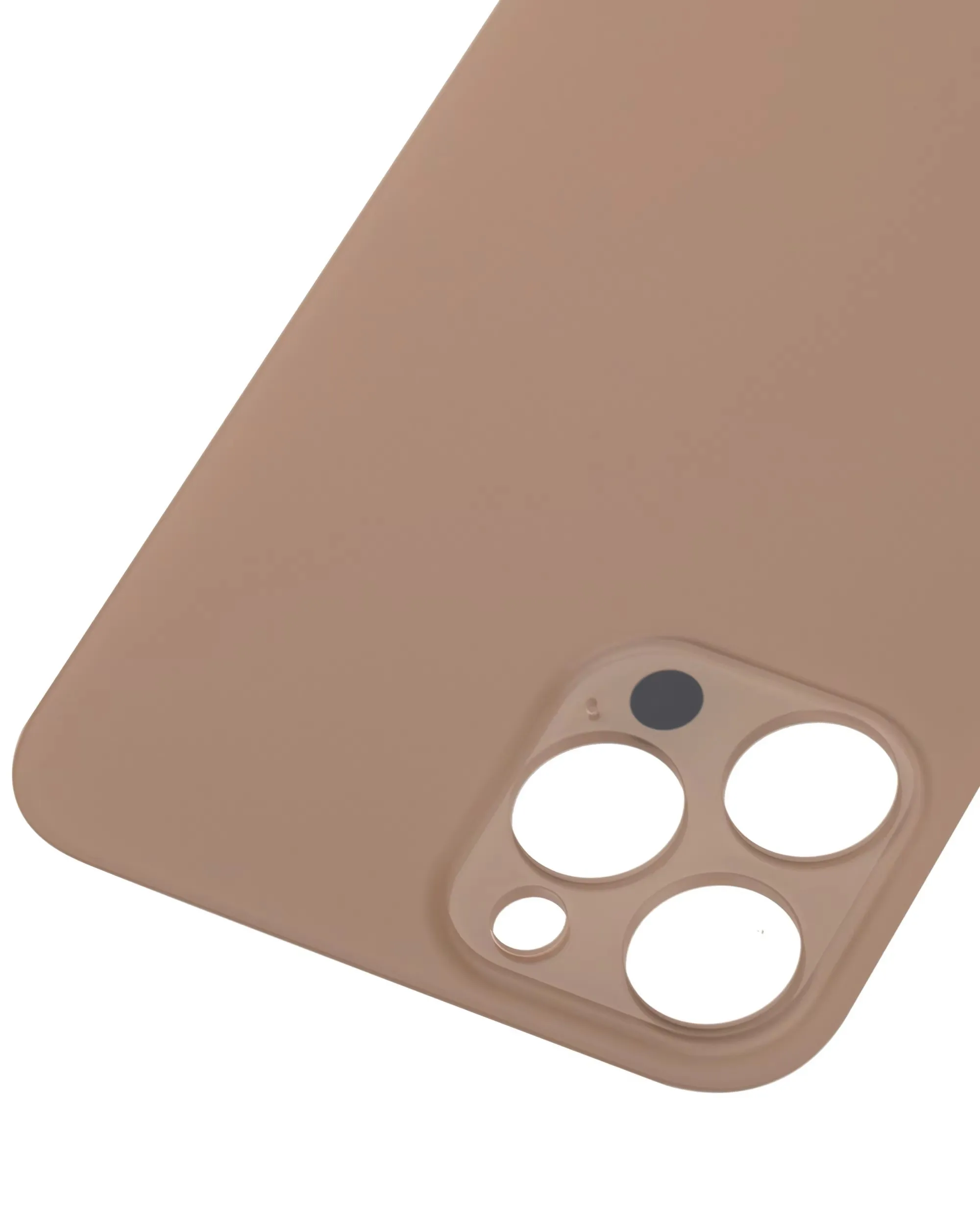 Back Glass+3M glue For IPhone12 Pro-12 Pro Max Back Cover Glass Fast Replacement Housing Battery Cover Big Hole Rear Glass