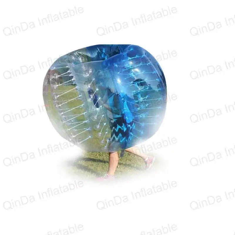 

2017 Newest 1.2m Diameter Inflatable Soccer Ball Inflatable Bubble Human Haster Ball Transparent For Fun Game
