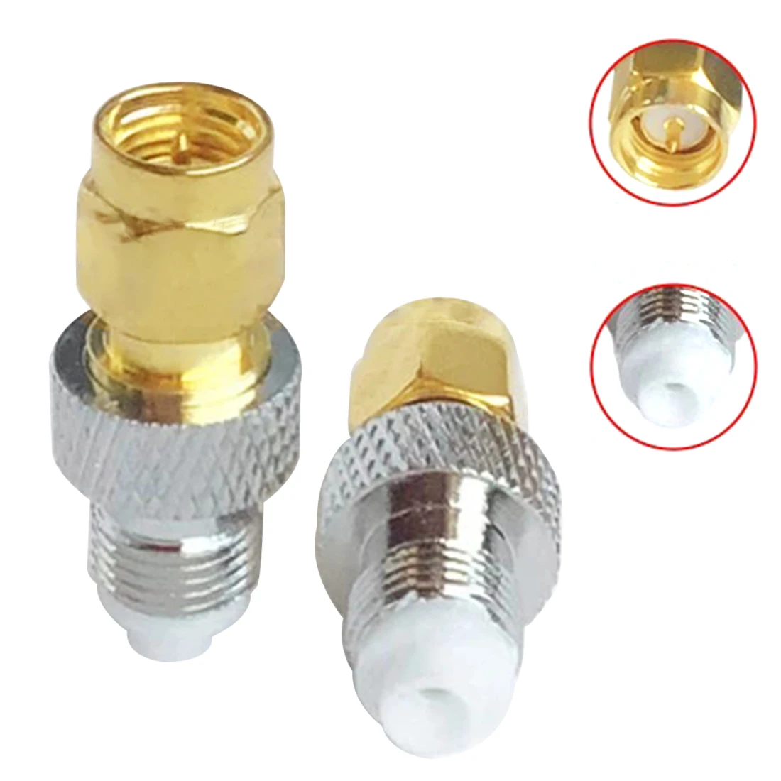 1pc SMA Male Plug to FME Female Jack Connector RF Coax Modem Adapter Convertor Straight Goldplated Wholesale New