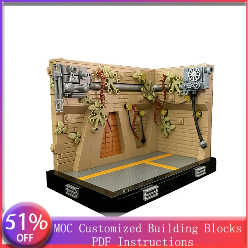 

475 деталей: Конструктор MOC «Храм героев: Звездные битвы», модульная сборка, простые DIY-блоки для детей, технологичная игрушка, подарок для мальчика на праздник