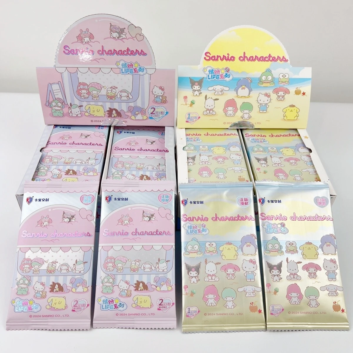 Sanrio Shining Card Cartoon Kuromi Hello Kitty My Melody Cinnamoroll Collectible Game Trading Card Children Toy Christmas Gift