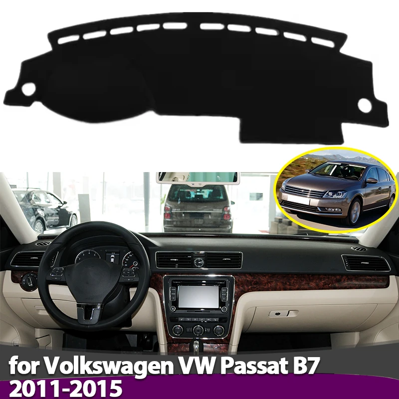 For Volkswagen VW Passat B7 2011 2012 2013 2014 2015 Dashboard Cover Board Anti-Slip Mat Protect Pad Car Sunshade Carpet Rug