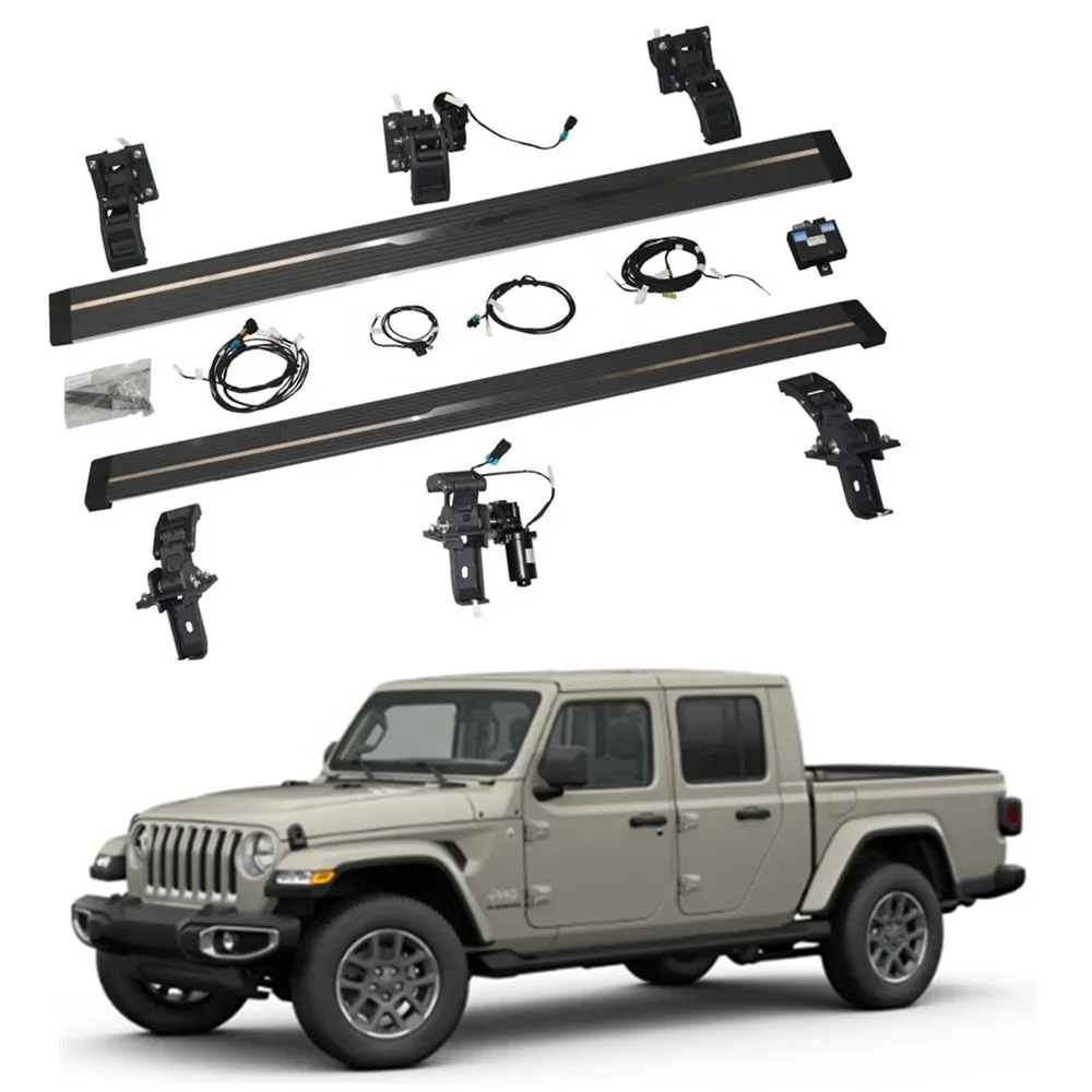 

KSCPRO 2019 New Power Running Boards Electric Side Steps For Jeep Gladiator JT 2020